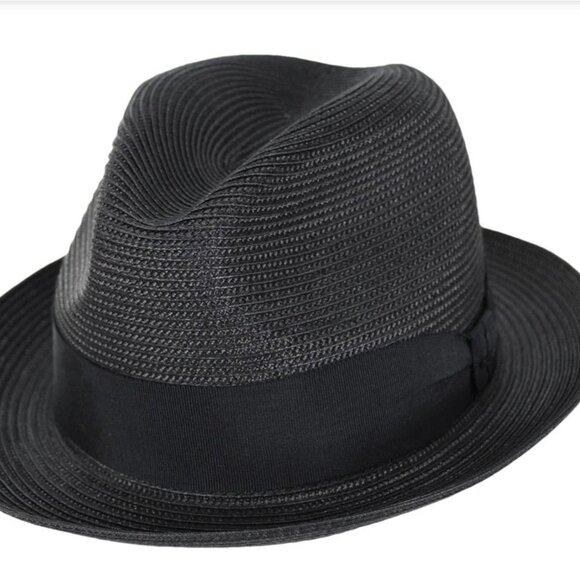 Bailey  1922: Craig Straw Fedora Hat Size Small - Picture 1 of 7